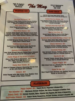 Menu photo 1 The Rusty Mug Lansing, MI
