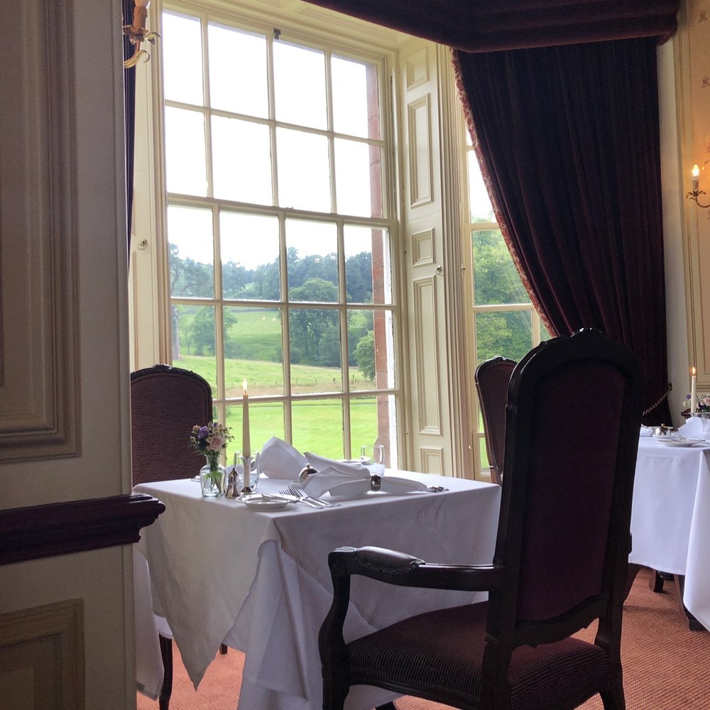Cringletie House Hotel - The view from our table. - Hotels Near Me - Peebles, SCB