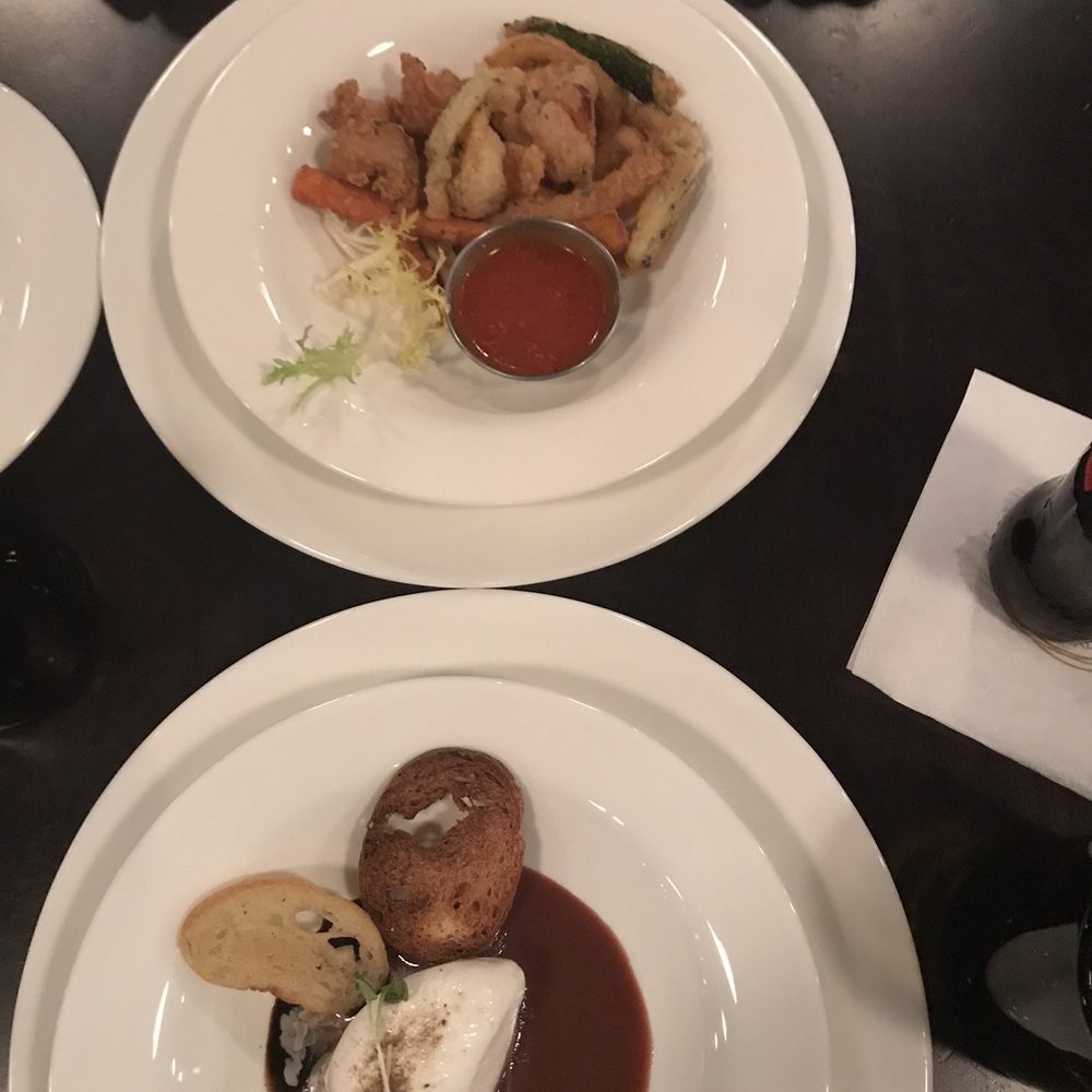 Gusto RistoBar - Burrata Tropical And Fried calamari and shrimp - Italian Near Me - Doral, Florida Gusto RistoBar - Burrata Tropical And Fried calamari and shrimp - Italian Near Me - Doral, Florida