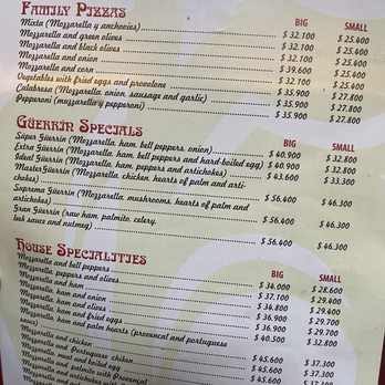Güerrín - Güerrín menu - Pizza Near Me - Buenos Aires, C