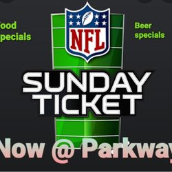 Parkway Tavern - NFL Sunday package now at Parkway!! Come cheer on your favorite team on 1 of our 15 TVs!!