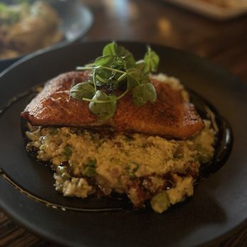RED O - Salmon and Keto Risotto - Mexican Near Me - San Diego, California RED O - Salmon and Keto Risotto - Mexican Near Me - San Diego, California