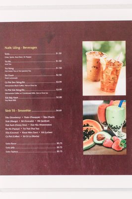 Menu photo 8 Pho Bistro Slidell, LA
