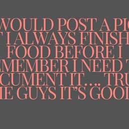 My personal opinion.