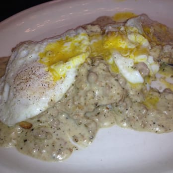 Jacob's Pickles - I busted the yolk before the pic but I couldn't stop myself from trying this. I'm a chef and this is by far the best gravy ever! - Comfort Food Near Me - New York, New York