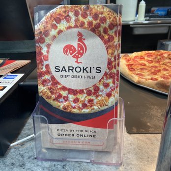 Saroki's Crispy Chicken & Pizza - Who knew! Great pizza from a gas station. - Pizza Near Me - Royal Oak, Michigan