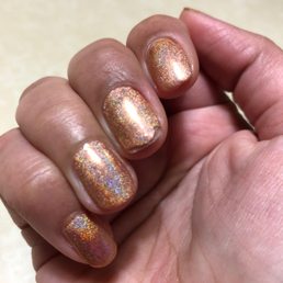 My gel manicure. My gel manicure.