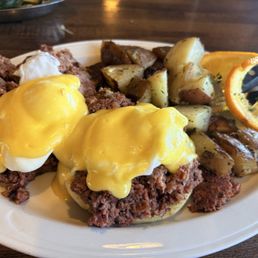 Corned beef Benedict Corned beef Benedict