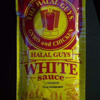 The Halal Guys - White Sauce Packet - Halal Near Me - Costa Mesa, California The Halal Guys - White Sauce Packet - Halal Near Me - Costa Mesa, California