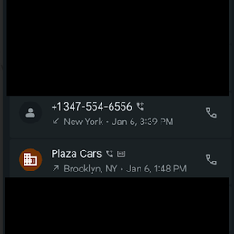 Screenshot evidencing me calling on the 30th day of signing the contract asking for the second key