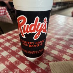 Rudy's "Country Store" and Bar-B-Q - Souvenir cup for discounted refills