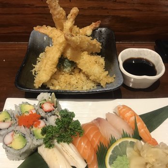 Kibo Sushi House - Sushi combo B w/ shrimp tempura appetizer - it comes with appetizer miso soup & salad (2/2) - Sushi Bars Near Me - Toronto, Ontario Kibo Sushi House - Sushi combo B w/ shrimp tempura appetizer - it comes with appetizer miso soup & salad (2/2) - Sushi Bars Near Me - Toronto, Ontario