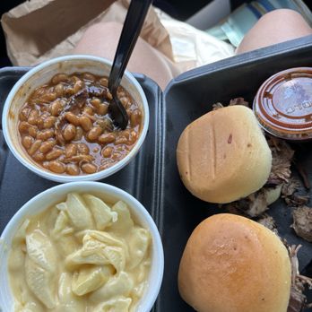 Meat Boss - Cottage Hill - Brisket, beans, macaroni. Yum!!! - Barbeque Near Me - Mobile, Alabama Meat Boss - Cottage Hill - Brisket, beans, macaroni. Yum!!! - Barbeque Near Me - Mobile, Alabama