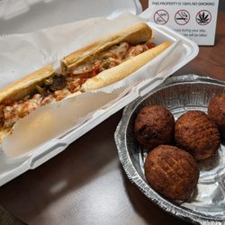 Sunrise Pizzeria - Chicken Parm Sub and Crab Balls (No Pot?!?!)