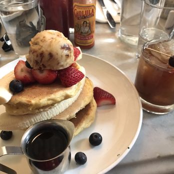 Five Leaves - Ricotta Pancakes - New American Near Me - Brooklyn, New York