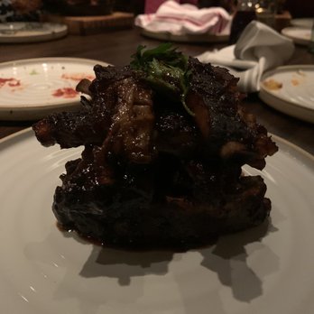 Yardbird - The smoke presentation is cool, but without the smoke dome and all, these would still be good - New American Near Me - Washington, DC, District of Columbia