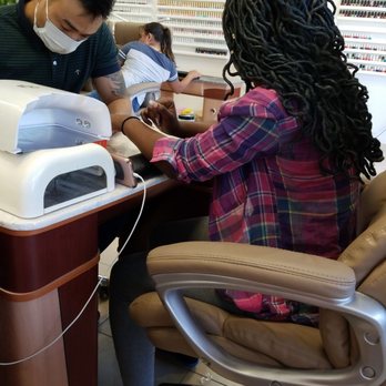Happy Nails - First timers! We'll see how it goes. So far they're welcoming :) - Nail Salons Near Me - Leesburg, Virginia