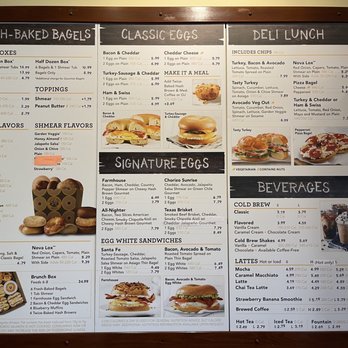 Einstein Bros. Bagels - Menu - Bagels Near Me - Tucson, Arizona