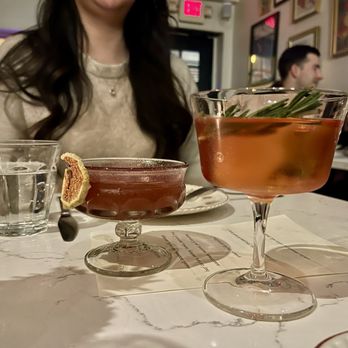 Her Place - Fig daiquiri and rosemary Negroni - very good cocktails! - French Near Me - Philadelphia, Pennsylvania Her Place - Fig daiquiri and rosemary Negroni - very good cocktails! - French Near Me - Philadelphia, Pennsylvania