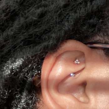 Infinite Body Piercing - Rook piercing with a trinity rose gold stud. This place has a beautiful selection of gems!! - Piercing Near Me - Philadelphia, Pennsylvania Infinite Body Piercing - Rook piercing with a trinity rose gold stud. This place has a beautiful selection of gems!! - Piercing Near Me - Philadelphia, Pennsylvania