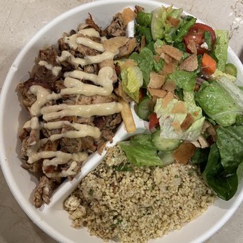 Evette’s - Chicken Shawarma Plate - Mediterranean Near Me - Chicago, Illinois