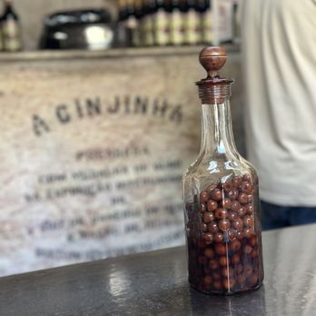 A Ginjinha - Bottle of ginja with cherries - Beer, Wine & Spirits Near Me - Lisbon, 11