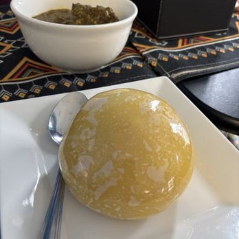 KK African Kitchen - The fufu comes wrapped in plastic wrap - Desserts Near Me - Louisville, Kentucky KK African Kitchen - The fufu comes wrapped in plastic wrap - Desserts Near Me - Louisville, Kentucky