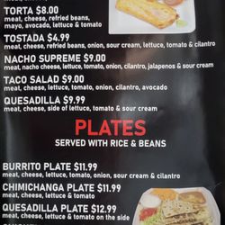 Super Taco Fish & Chicken - Menue