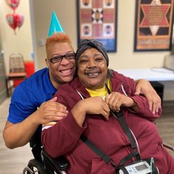 Simpson Place Assisted Living - We celebrated the birthday of our Activity Director, OBryan! Texas Winds Musical Outreach turned up the volume and our residents joined us!