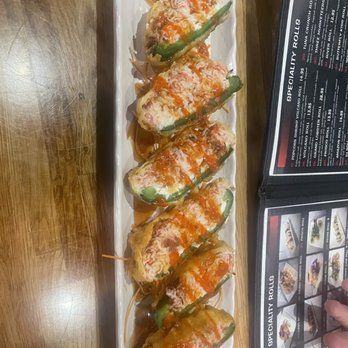 Frisco Sushi 469 - Snow Crab Stuffed Jalapenos Plate - Japanese Near Me - Frisco, Texas