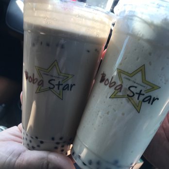 Boba Star - Almond milk tea and piña-coolada frape - Coffee & Tea Near Me - Corona, California Boba Star - Almond milk tea and piña-coolada frape - Coffee & Tea Near Me - Corona, California