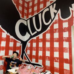 Cluck Chicken - Large party platter and loaded tots