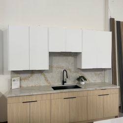 KDK Kitchen and Bath - We got European Kitchen cabinets in Glossy Grey, Glossy White, and Matte White!