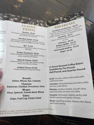 Menu photo 2 The Bean Cafe Bainbridge, GA Menu photo 2 The Bean Cafe Bainbridge, GA