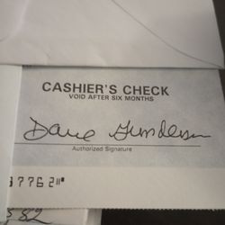 MultiFamily Property Management - The cashier check I got and had to pay for, it didn't cost much it's the principle. And he knew I had it.