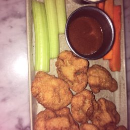 Fried buffalo cauliflower (sauce on the side) Just meh... Fried buffalo cauliflower (sauce on the side) Just meh...