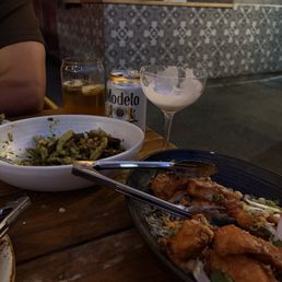 Pasta, and sturgeon