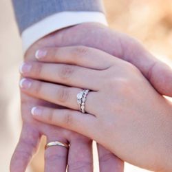 L'Oliphant Fine Jewelry Artisan & Repair - Katie Baele's white gold vintage wedding band