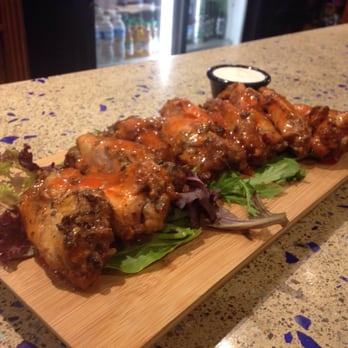 Italian Kitchen - Juicy Oven Baked Wings with Buffalo Sauce! YUMMY! - Pizza Near Me - Silver Spring, Maryland