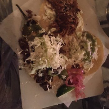 BOCA by Chef Maria Mazon - My tacos. Cameron, Mole de Pollo and Macho - Mexican Near Me - Tucson, Arizona
