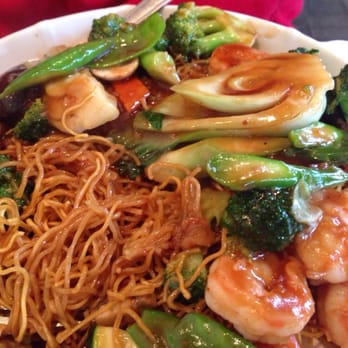 Lily Kai - Shrimp Chow Mein, Hong Kong Style. - Chinese Near Me - Petaluma, California