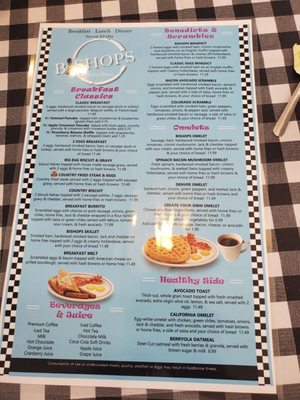 Menu photo 2 Bishops Diner O'Fallon, MO