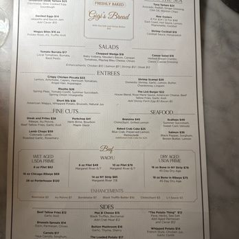 The Lick - Menu and bread service - American Near Me - Charleston, South Carolina The Lick - Menu and bread service - American Near Me - Charleston, South Carolina