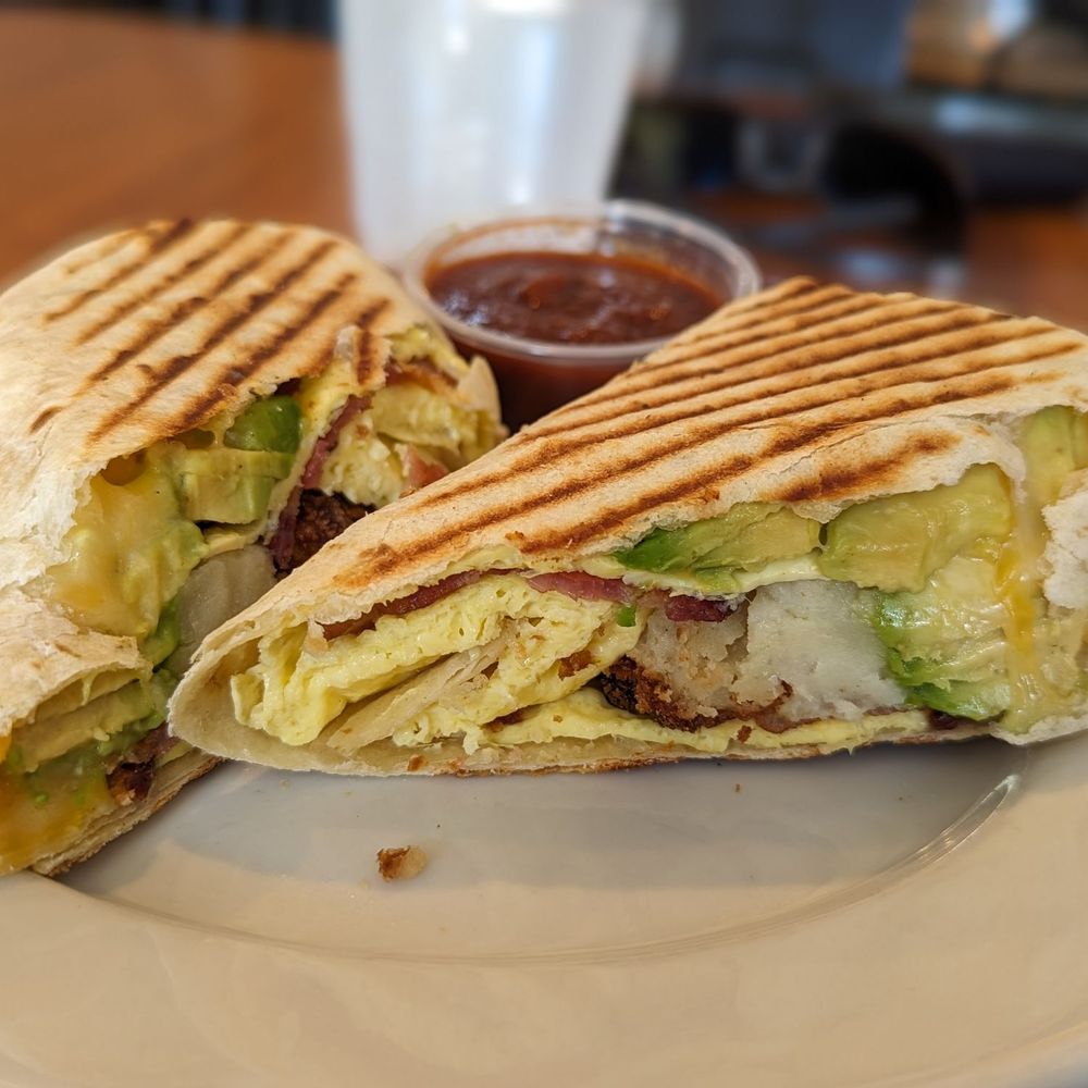 Kitchenette - Breakfast burrito with bacon added. - Breakfast & Brunch Near Me - Templeton, California Kitchenette - Breakfast burrito with bacon added. - Breakfast & Brunch Near Me - Templeton, California