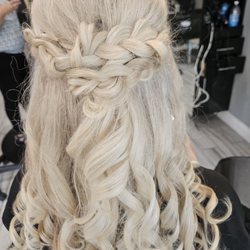 Elite Salons - Partial updo