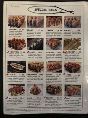 Menu photo 2 Wasabi Sushi Draper, UT
