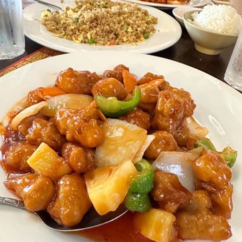 Lucky Bamboo Kitchen - P2. Sweet and Sour Pork - Chinese Near Me - Richardson, Texas