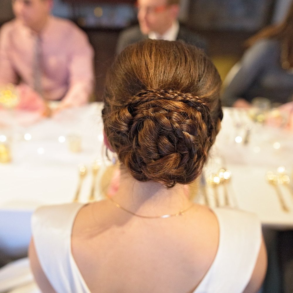 Dahlia, A Beauty Parlor - Naomi L. wedding hair done by Lexi at the end of the night. - Hair Salons Near Me - McCall, Idaho Dahlia, A Beauty Parlor - Naomi L. wedding hair done by Lexi at the end of the night. - Hair Salons Near Me - McCall, Idaho
