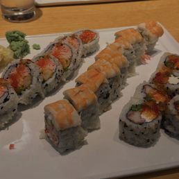 Thunder roll, Golden Gate Roll, Sweet Chili Crab Roll Thunder roll, Golden Gate Roll, Sweet Chili Crab Roll