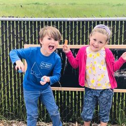 Amy Montessori School - Fun times outside chalkboard